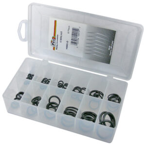 O'Ring Assortment 82 Pieces 12 Sizes in 7x4-1/2 Plastic Kit