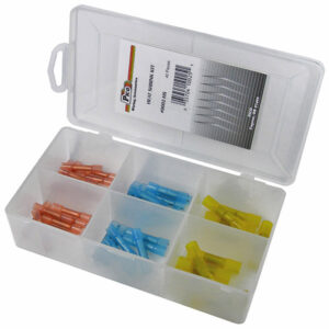 Heat Seal Butt Connector Assortment 40 Pieces in 6-1/2x3-1/2" Plastic Kit