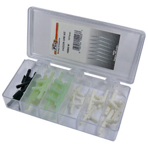 Vacuum Line Connector Assortment 18 Piece 6 Sizes in 7x3-3/4" Plastic Kit