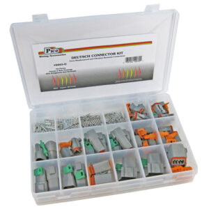 Deutsch Open Barrel Terminal Assortment 152 Pieces  10-3/4x7" Plastic Kit