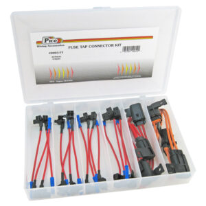 Fuse Tap Assortment 26 Pieces 5 Sizes in 10-1/2x7" Plastic Kit