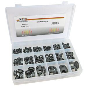Grommet Assortment 150 Pieces 10 Sizes 1/4" to 1" in 10-3/4x7" Plastic Kit