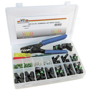 GM Weatherpack Assort 80 Termnls 50 Seals 26 Hsngs 4 Tools 10-3/4x7" Plastic Kit