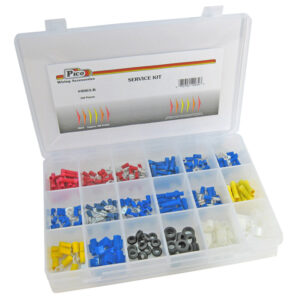 Installation Service Assortment 249 Pcs 18 Sizes in 10-3/4x7" Plastic Kit