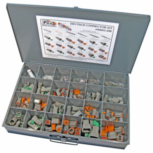 Deutsch Connector Assortment Solid Barrel Terminals 18"x12"x3" Metal Kit Drawer