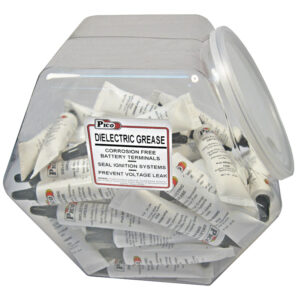 .25 oz Clear Dielectric Grease Tubes - Plastic Jar of 50 Tubes