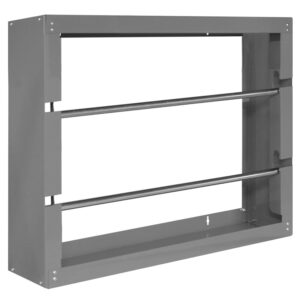 Wire Spool Metal Rack - 2 Rods 26" Wide x 18" Tall x 6" Deep