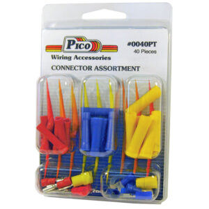 Assortment 22-16 AWG 16-14 AWG 12-10 AWG Butt Connectors & Terminals - Kit Clam