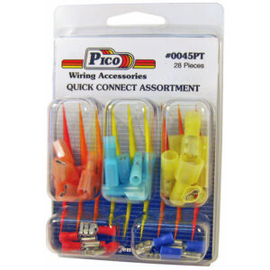 Assortment 22-16 AWG 16-14 AWG 12-10 AWG Quick Connects - Kit Clam