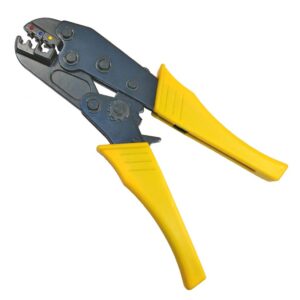 Ratchet Crimp Tool Crimps 22-10ga Insulated Terminals 3 Separate Crimp Nest 1/pk