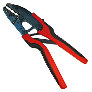 Ratchet Crimp Tool Crimps Heat Shrink Terminals 22-8ga  No Puncture Holes  1/pk