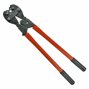 Heavy Duty Cable Crimper 6-4/0ga (250 MCM) Rotating Dies 25" Length 5.9lbs