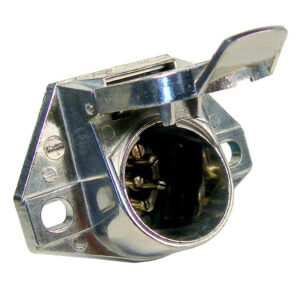 7-Pole Female Trailer Connector Socket  Die Cast 40A mp  Mates With #0708  1/pk
