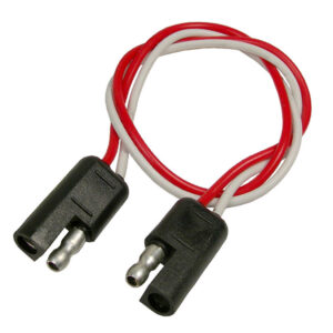2-Way Molded Trailer Trailer Connector 16 AWG Wire Male & Female  1/pk