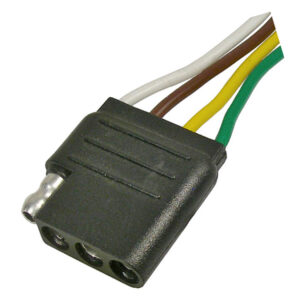 4-Way Molded Female Trailer Connector 16 AWG Wire   25 pcs