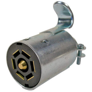 7-Pole RV Blade Metal Male Trailer Connector Plug Mates With #0721  40Amp 1 pc