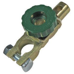 Top Post Battery Quick Disconnect  1/4 Turn Disconnects 12V 125A  Brass 1 pc