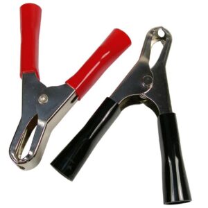 Red & Black Insulated 30 AMP Test Clips 3-1/4" Length  1 ea Red & Black/pk