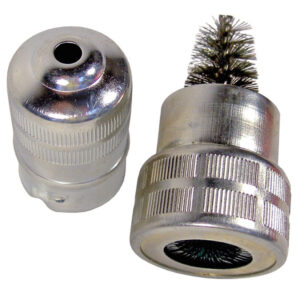 Battery Post & Terminal Cleaner  Metal Case  Metal Bristle Brushes