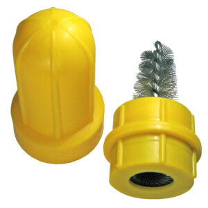 Battery Post & Terminal Cleaner  Plastic Case  Metal Bristle Brushes