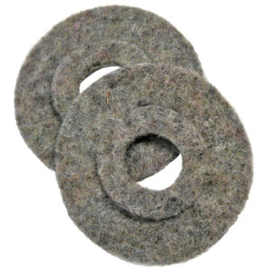 Gray Felt Battery Terminal Corrosion Washer 1/2" & 1" ID  1-3/4" Outer OD   2/pk