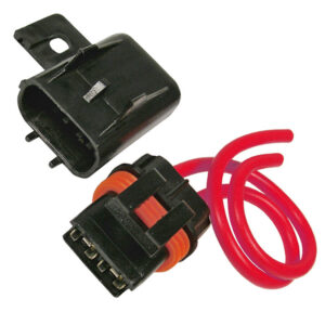 Sealed ATM/Mini Auto Fuse Holder 12ga Red Wire  Use With 3 - 30 AMP Fuse  1 pc