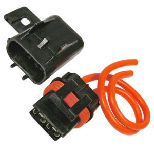 Sealed ATC/ATO Auto Fuse Holder 12ga Orange Wire Use With 3 - 30 AMP Fuse  1 pc