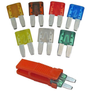 Micro2 Fuse Assortment & Fuse Puller  1 ea 5A 7.5A 10A 15A 20A 25A 30A  8 pcs