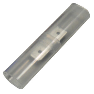 16-14 AWG .250" Double Male Quick Connect Receptacle Vinyl Insulated 10 pcs