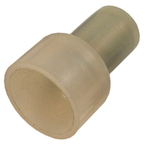 12-10 AWG Closed End Connector Tin-Plated Copper Insert Flared Nylon 25 pcs