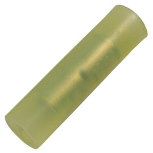 12-10 AWG Nylon Insulated Tin-Plated Copper Butted Seam Butt Connector 100 pcs