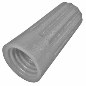 Twist Connect Orange/Gray 22-16AWG Spring Insert Min 2-22ga Max 2-16ga Wire 6/pk