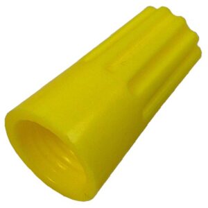 Twist Connect Yellow 14-12 AWG Spring Insert  Min 3-18ga Max 2-12ga Wire  10 pcs