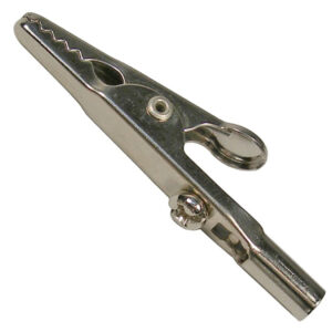 Alligator Clips Nickel Plated Steel  10 AMP  2 pcs