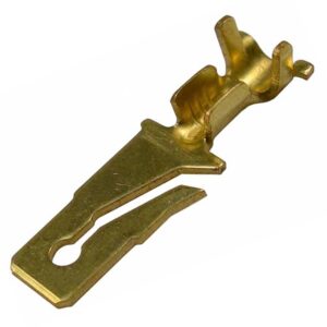 Brass .250" Split Male Tab 16-14 AWG Use With Body #1862  1000 pcs