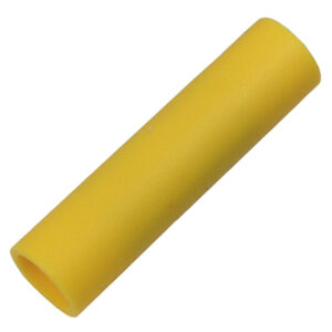 12-10 AWG Staight Vnyl Insltd Tin-Plated Copper Butted Seam Butt Connctr 500 pcs