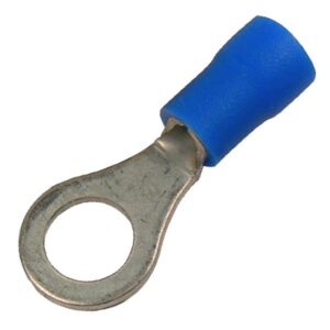 16-14 AWG Flared Vinyl Insulated Tin-Plated Copper Butted Seam #10 Ring 14 pcs