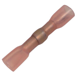 22-16 AWG Crimp-Solder-Heat Shrink Butt Seamless w/Polyolefin Sleeve  100 pcs