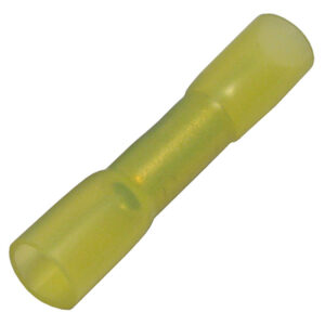 12-10 AWG Heat Shrink Butt Seamless Copper Connector w/Polyolefin Sleeve 100 pcs