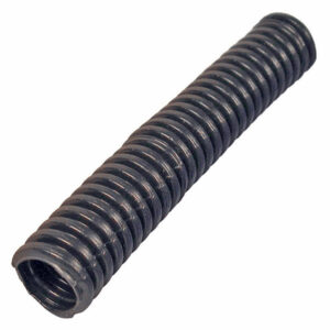Black 1-1/2" ID Split Convoluted Tubing Flexible Polyethylene   50ft