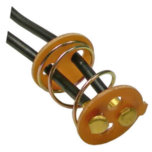 Universal Double Contact Pigtail With Fiber Washer 2-18ga Leads 1 pc