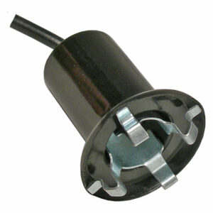 Single Contact License/Instrumnt Panel Socket 5/8 Hole 1-18ga Lead Bulb 57  1 pc
