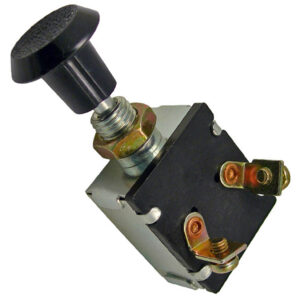 Push/Pull On-Off Switch SPST 1/2" Mount Hole 2 Screws 12V 15A  1 pc