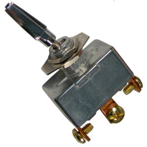 On-Off-On Toggle SPDT Indicator Plate Die-Cast 3 Screw 1/2 Hole 6-12V 50A 25 pcs