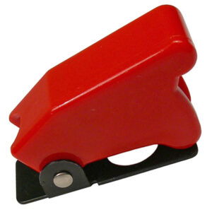 Red Switch Cover For Most On-Off Bat Style Toggle Switches Spring Loaded  1 pc
