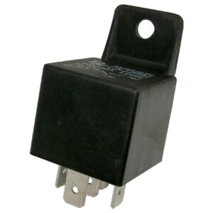 Change-Over Relay 5 Pin SPDT With Spike Resistor & Bracket  12V 30-40 Amp 1 pc