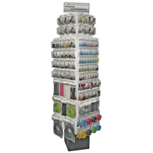 Clam Shell Assortment 4-Sided Rack With Cube Display  194 SKU's