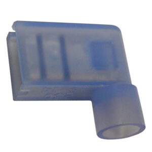 16-14 AWG Nylon Fully Insulated Tin-Plated Brass .250" Flag Terminal 6/pk