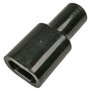 3-Way .157" Bullet Receptacle Black Vinyl With Tin-Plated Copper Insert 1 pc