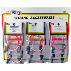 2-Way Prewired Molded Trailer Connector 16 AWG Wire  9 Pks/Card